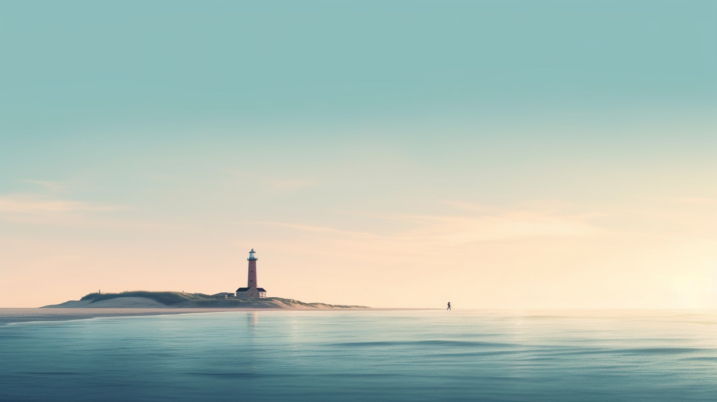 Obraz – Maják Príroda – AiArt 16:9