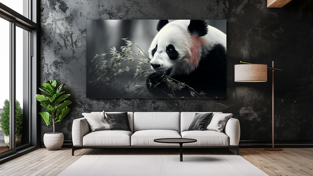 Obraz – Panda Príroda – AiArt 16:9