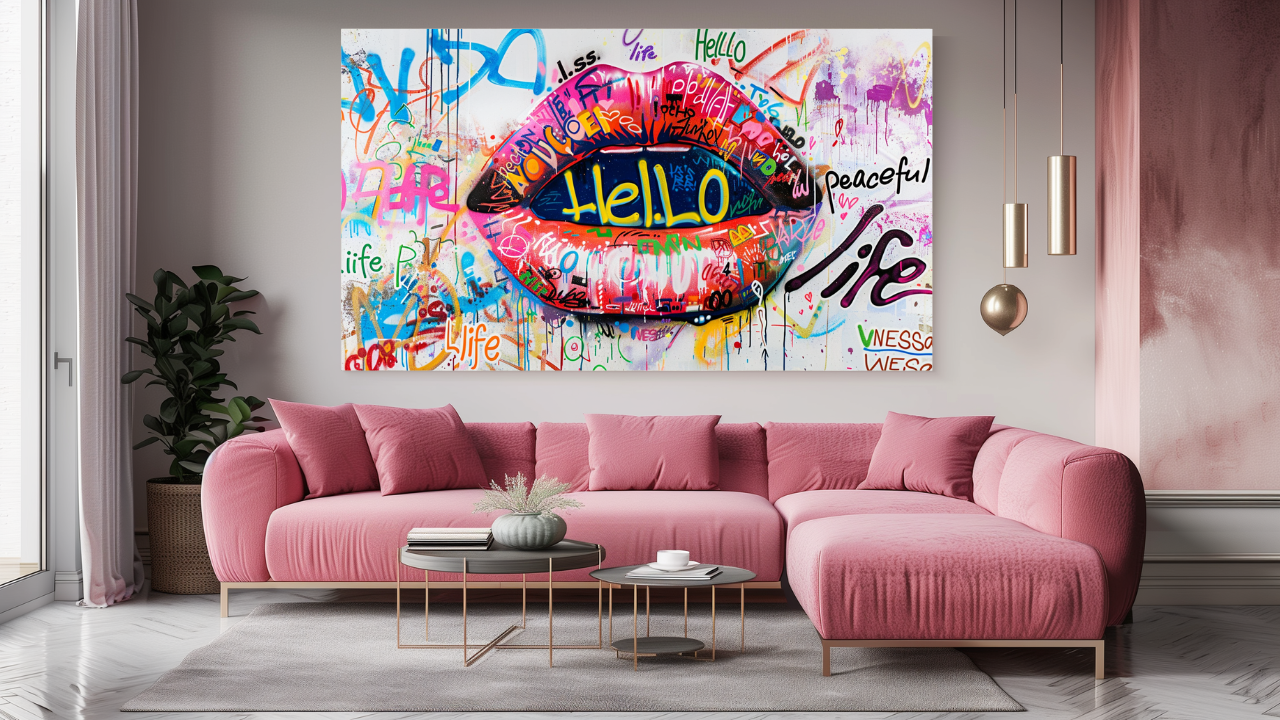 Obraz – Grafitti Abstrakcia – AiArt 16:9