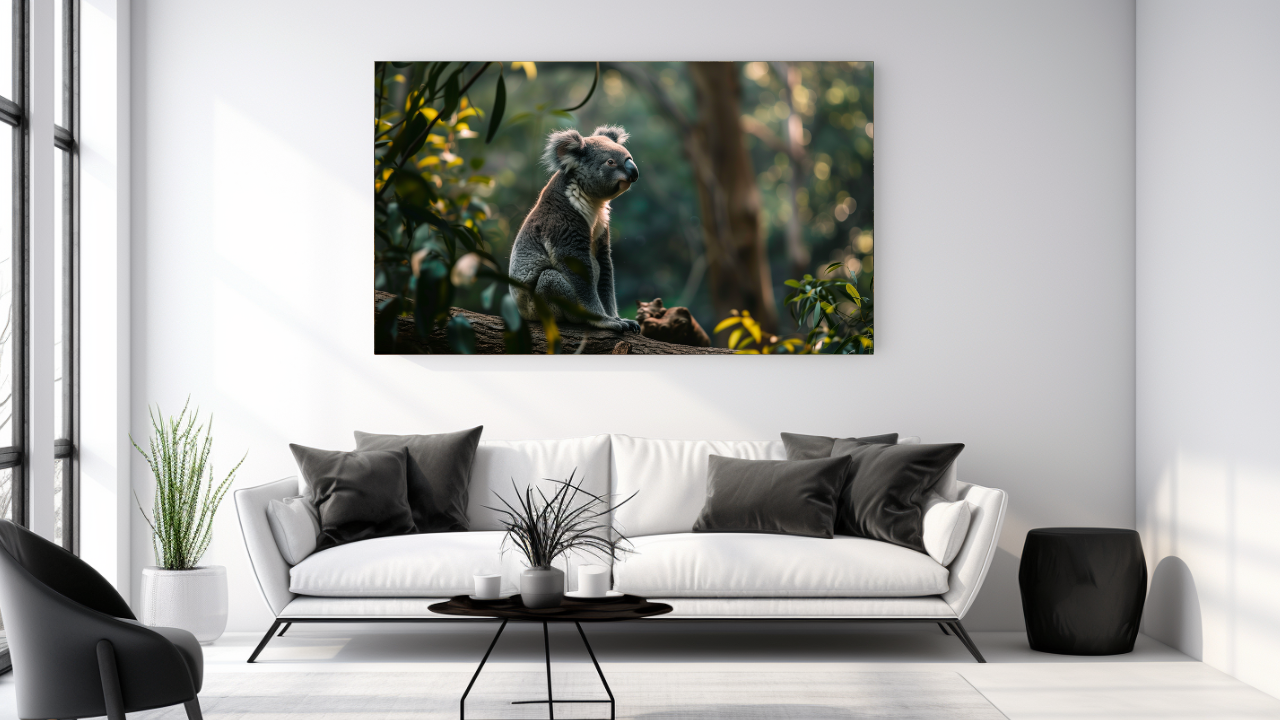 Obraz – Koala Príroda AiArt 16:9