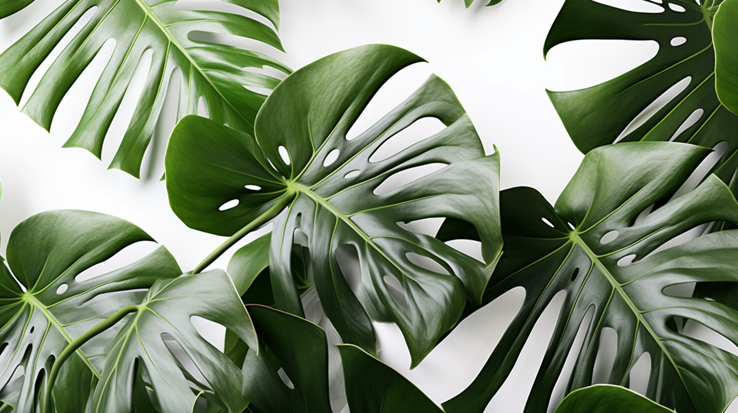 Obraz – Monstera Detail Príroda – AiArt 16:9