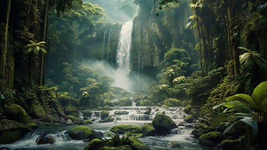 Obraz – Vodopády Príroda – AiArt 16:9