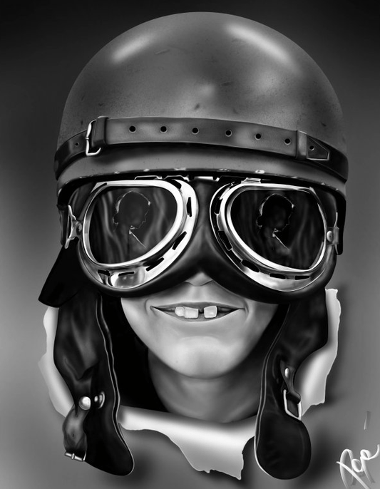 Obraz – Bad boy – malý pilot – PepéArt